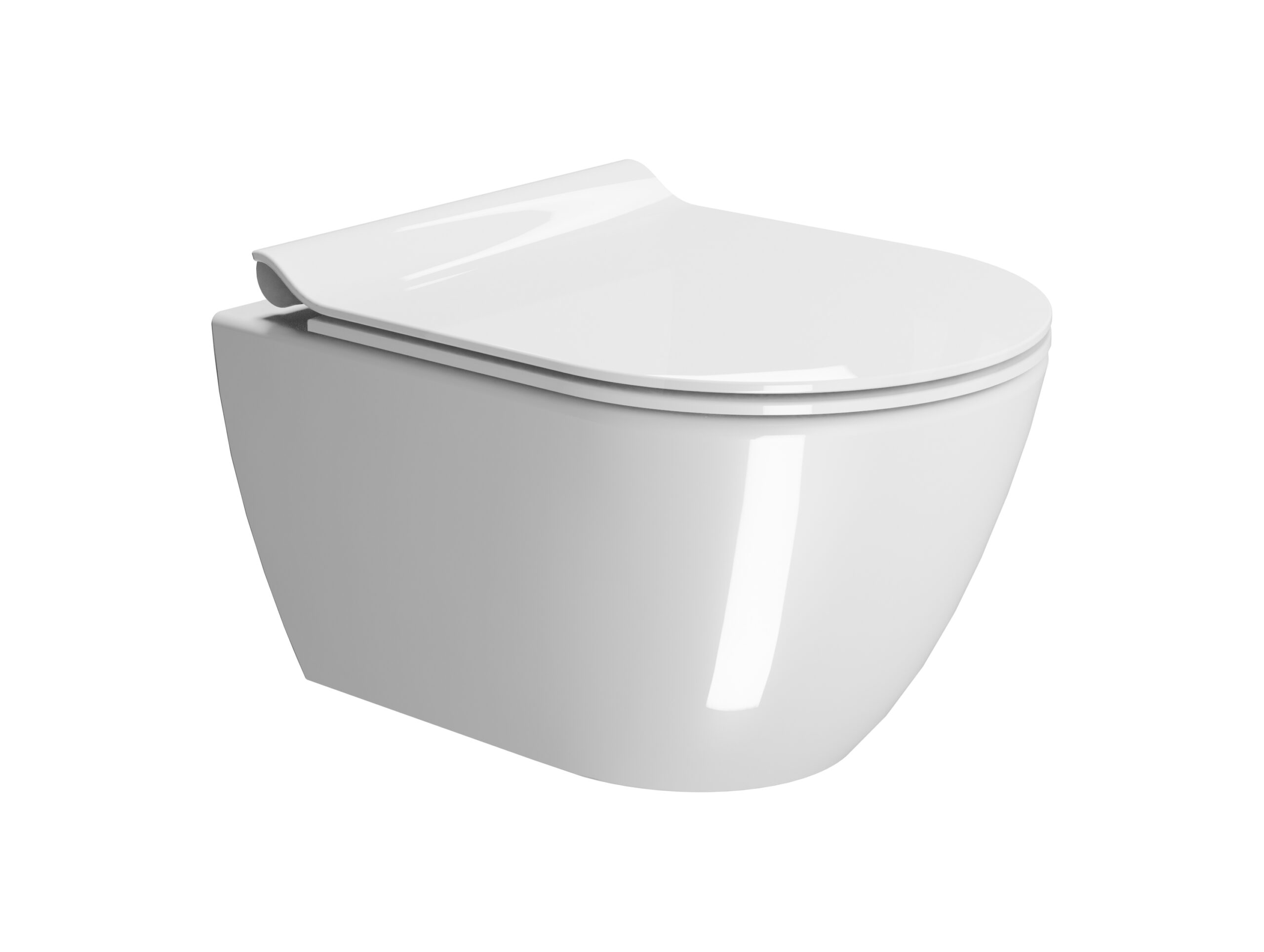 PURA 50×36 Vaso sospeso con sistema di scarico Swirflush®Wall-hung toilet with Swirlflush® system