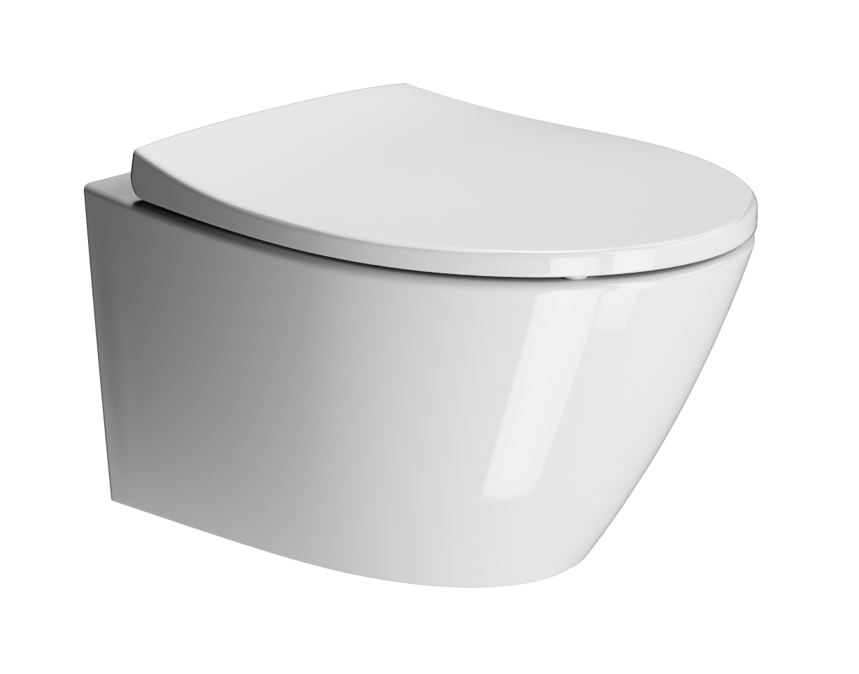 Modo New 52×37  Vaso sospeso con scarico Swirflush   Wall-hung toilet with Swirlflush® system