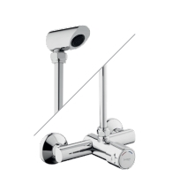 Self-closing-shower-mixer-hot-cold