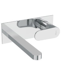 Wall-mounted-single-lever-basin-mixer-long-spout