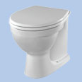 BTW Pan & Concealed Cistern D/F lever SSIO 6/4L