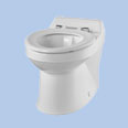 Schools 350 BTW Pan & Concealed Cistern D/F lever SSIO 6/4L