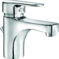 Single Lever Basin Mixer with Pop-Up