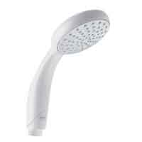 Mira Nectar single mode spray showerhead white