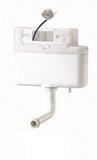 Pnuematic dual flush concealed cistern, factory set to 6/4l, quiet fill 1/2″ inlet valve, bottom entry connection, front/top access cover for maintenance