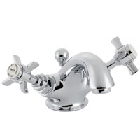 Washbasin tap self closing manual operation for cold water and low water pressure of over 0.5 bar