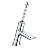 Self-closing basin tap