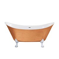 Lyddington Freestanding Acrylic Bath Copper Effect