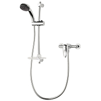 A manual single lever mixer shower with WRAS approval.