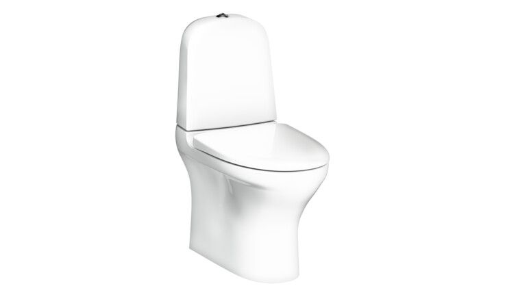 Floor standing close-coupled WC suite