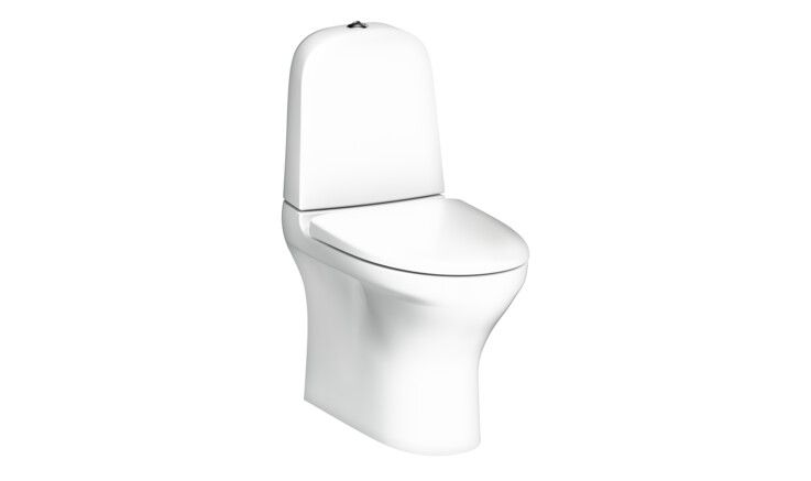 Floor standing close-coupled WC suite