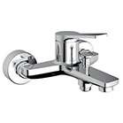 BATH-SHOWER MIXER WITH FLOW RESTRICTOR