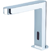 Infrared Automatic Timed Flow Basin Spout Chrome