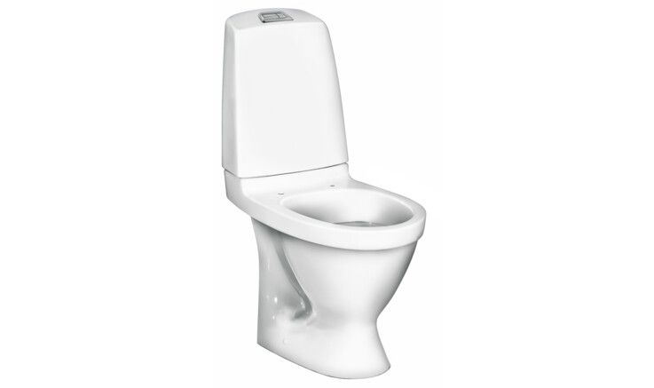 Floor standing close-coupled WC suite