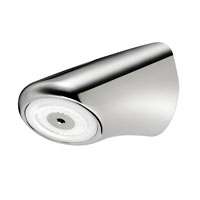 Anti-vandal shower head with wall mounting. – Rociador antivandálico con montaje mural.