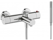 THERMOSTATIC BATH-SHOWER MIXER WITH SHOWER EQUIPMENT