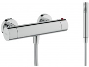 THERMOSTATIC SHOWER MIXER WITH SHOWER EQUIPMENT