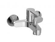 BATH-SHOWER MIXER WITH FLOW RESTRICTOR