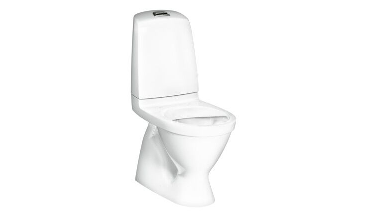 Floor standing close-coupled WC suite