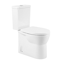 Easy bottom water supply connection cistern with dual flush mechanism
