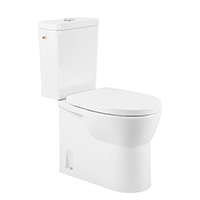 Easy side water supply connection cistern with dual flush mechanism