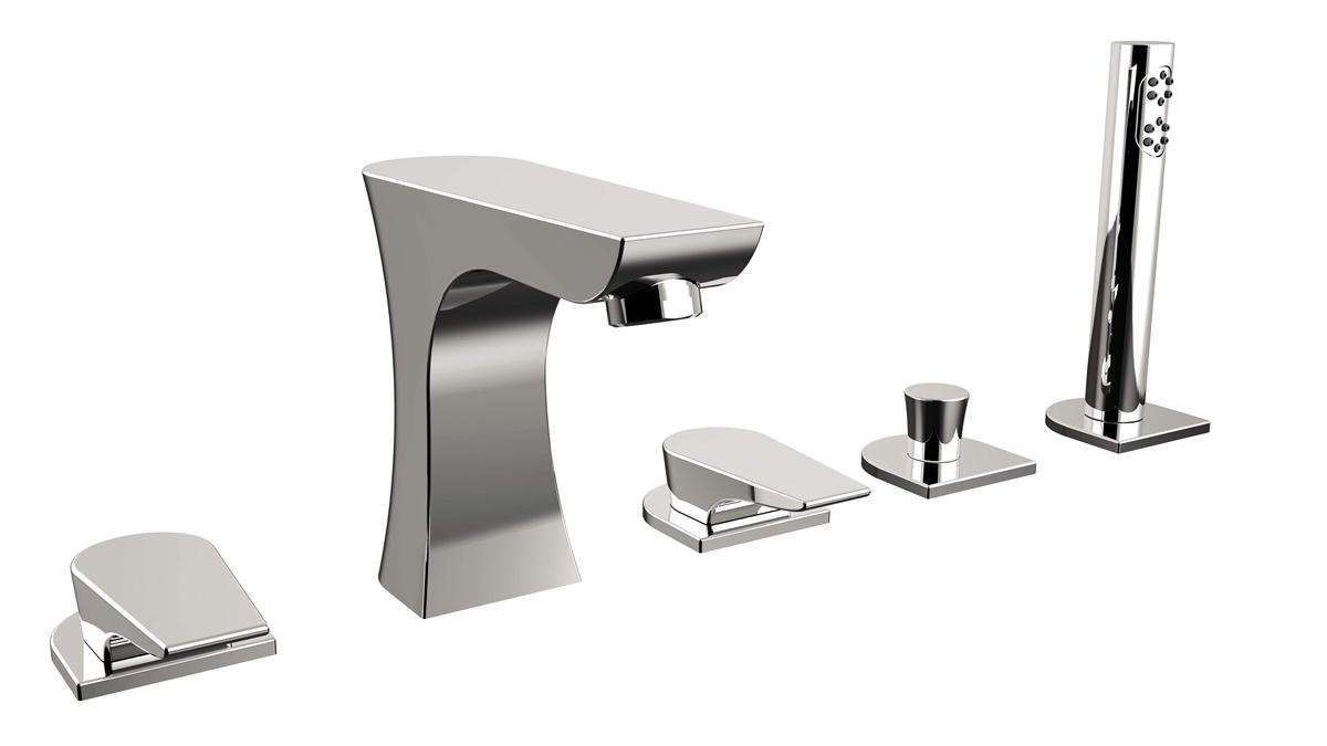 Bristan Hourglass 5 Hole Deck Bath Shower Mixer Tap – Chrome