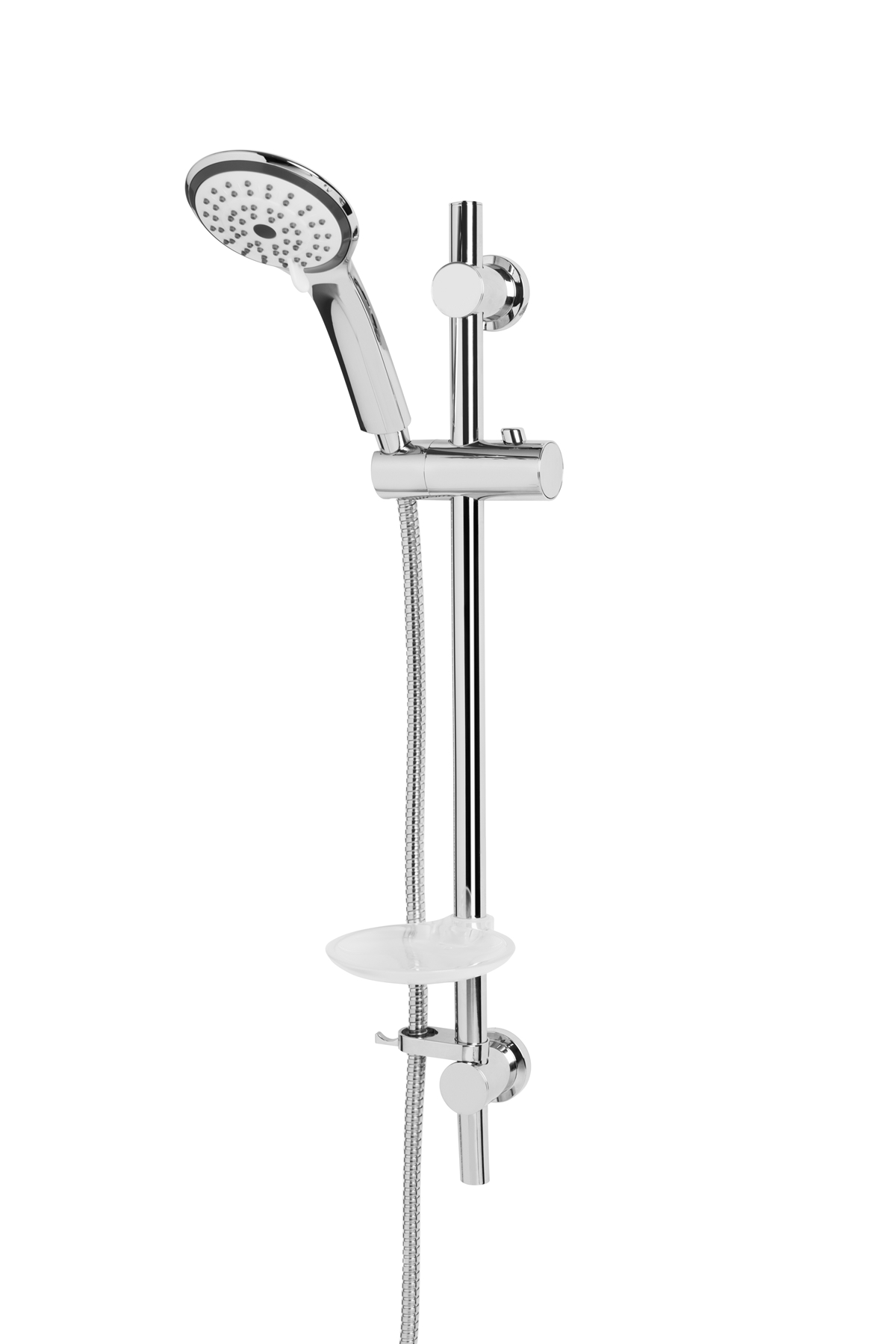 Arcus cool touch bar shower with adjustable riser kit