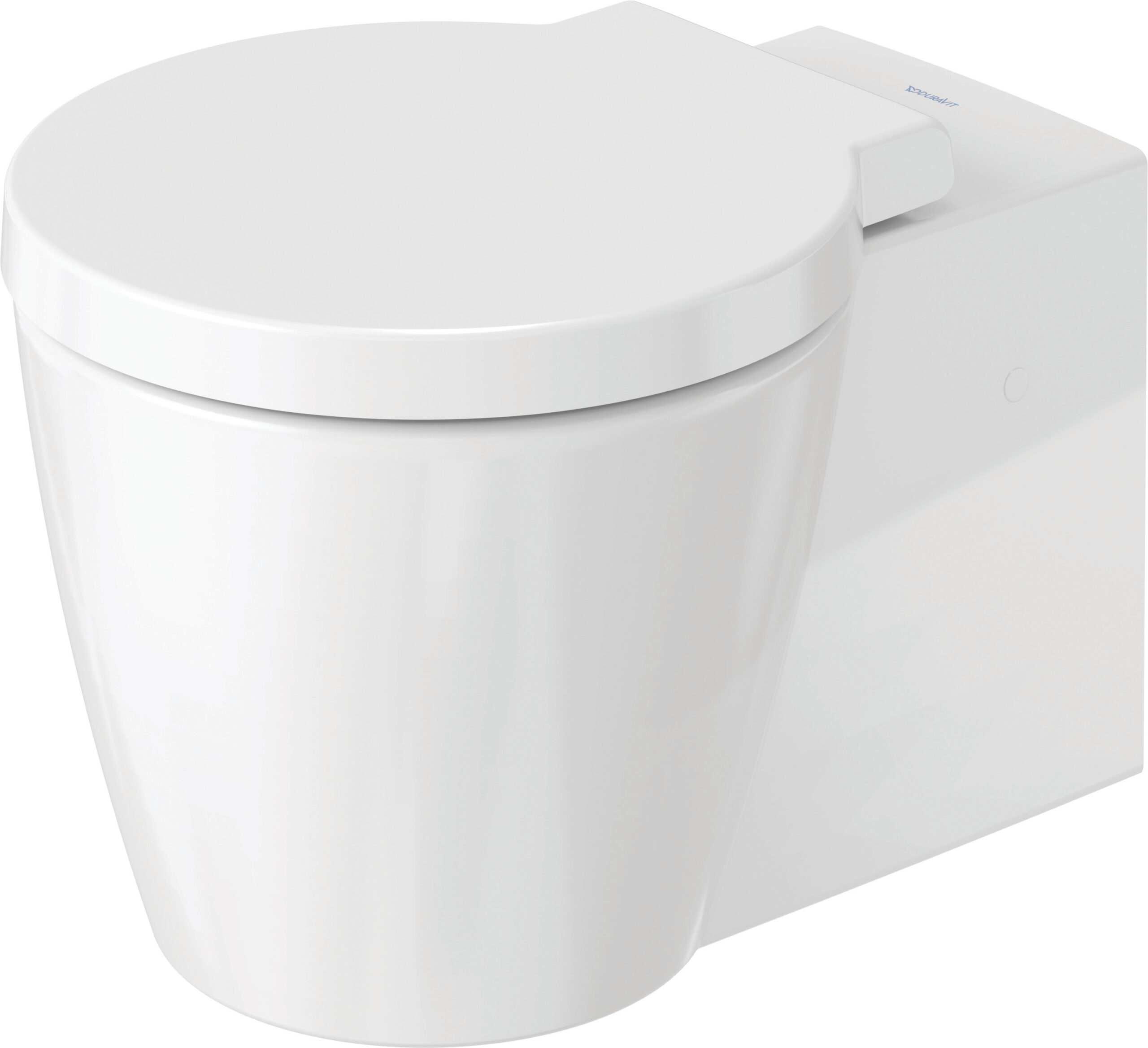 Toilet wall mounted 575 mm, Starck 1, colour White, washdown model, WonderGliss