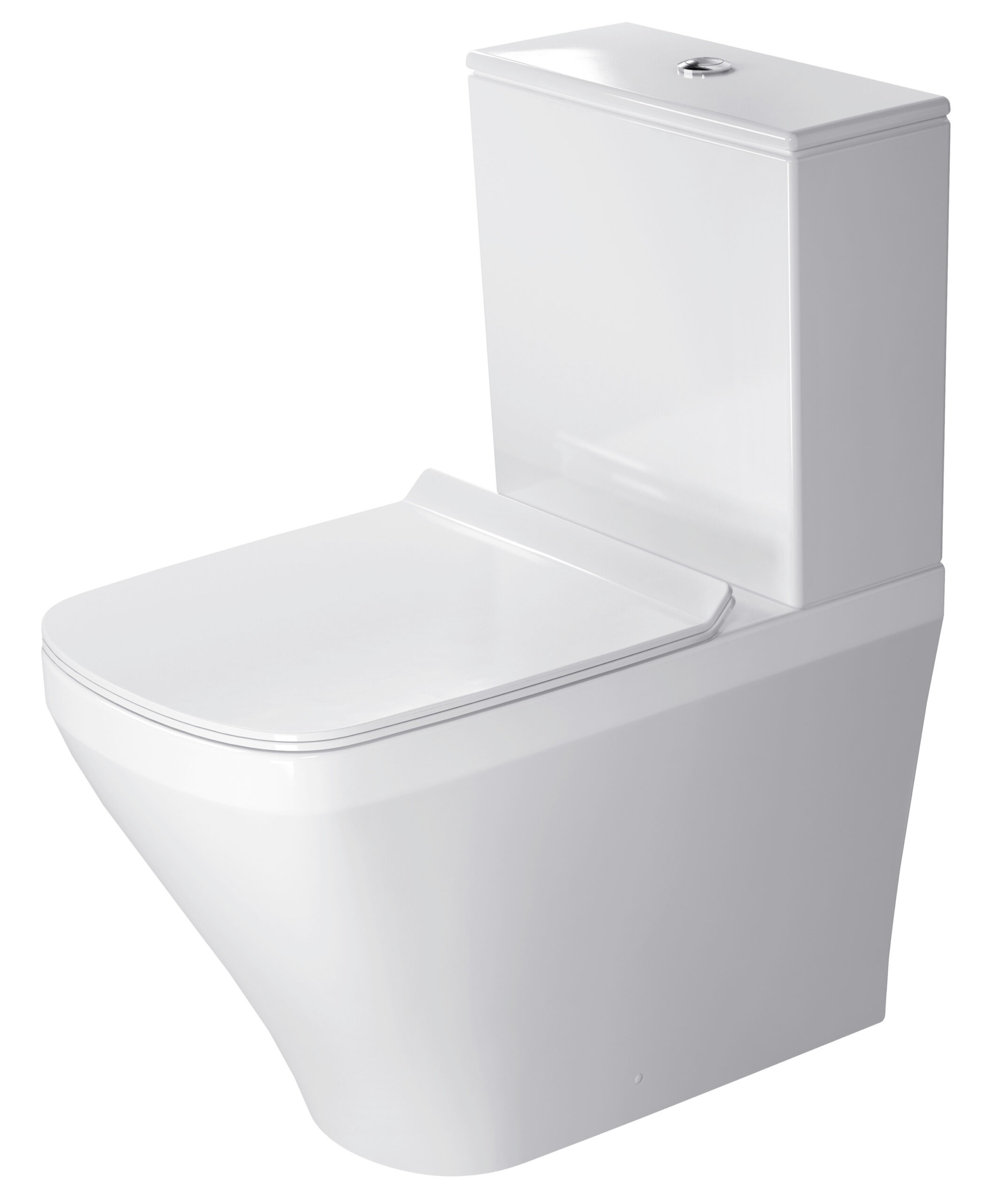 Duravit DuraStyle Floorstanding toilet for combination, 630 mm White High Gloss, Washdown model, Closed, HygieneGlaze, For bowl mounted cistern, 0 l / 4,5 l, Outlet: horizontal – 2155092000
