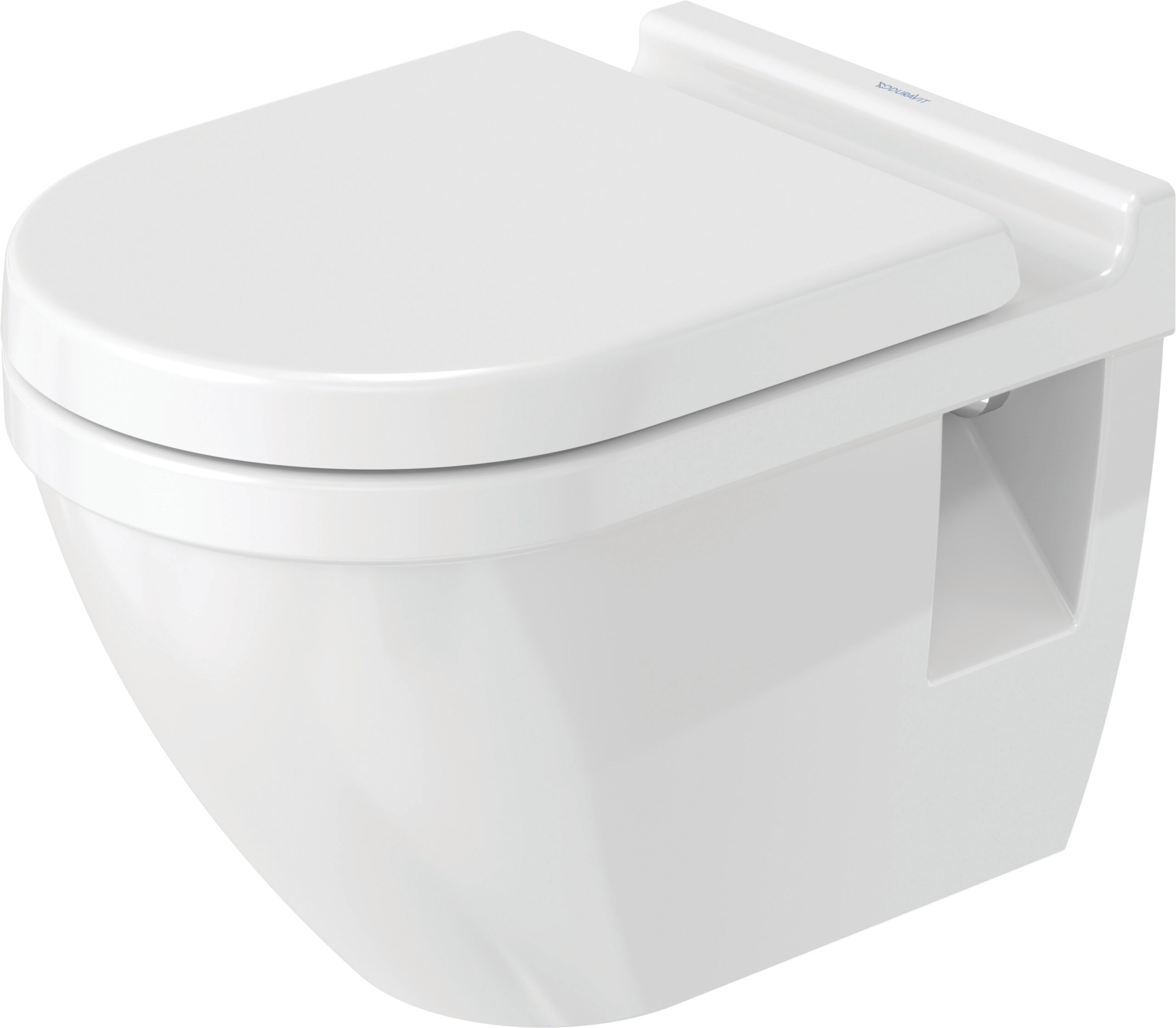 Toilet wall mounted 540 mm, Starck 3, colour White, washdown model