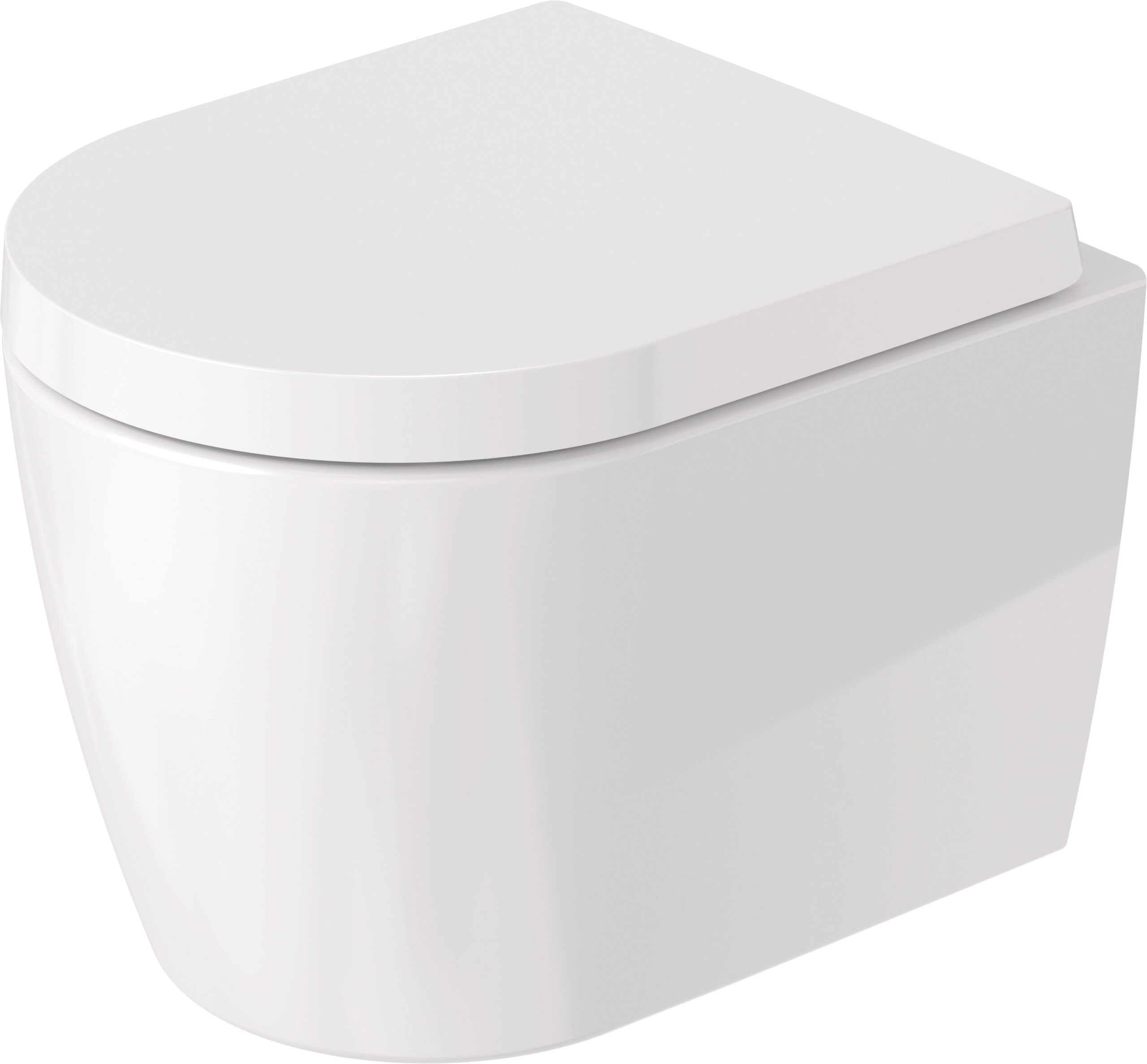 Toilet wall mounted rimless 480 mm, ME by Starck, colour White, washdown model