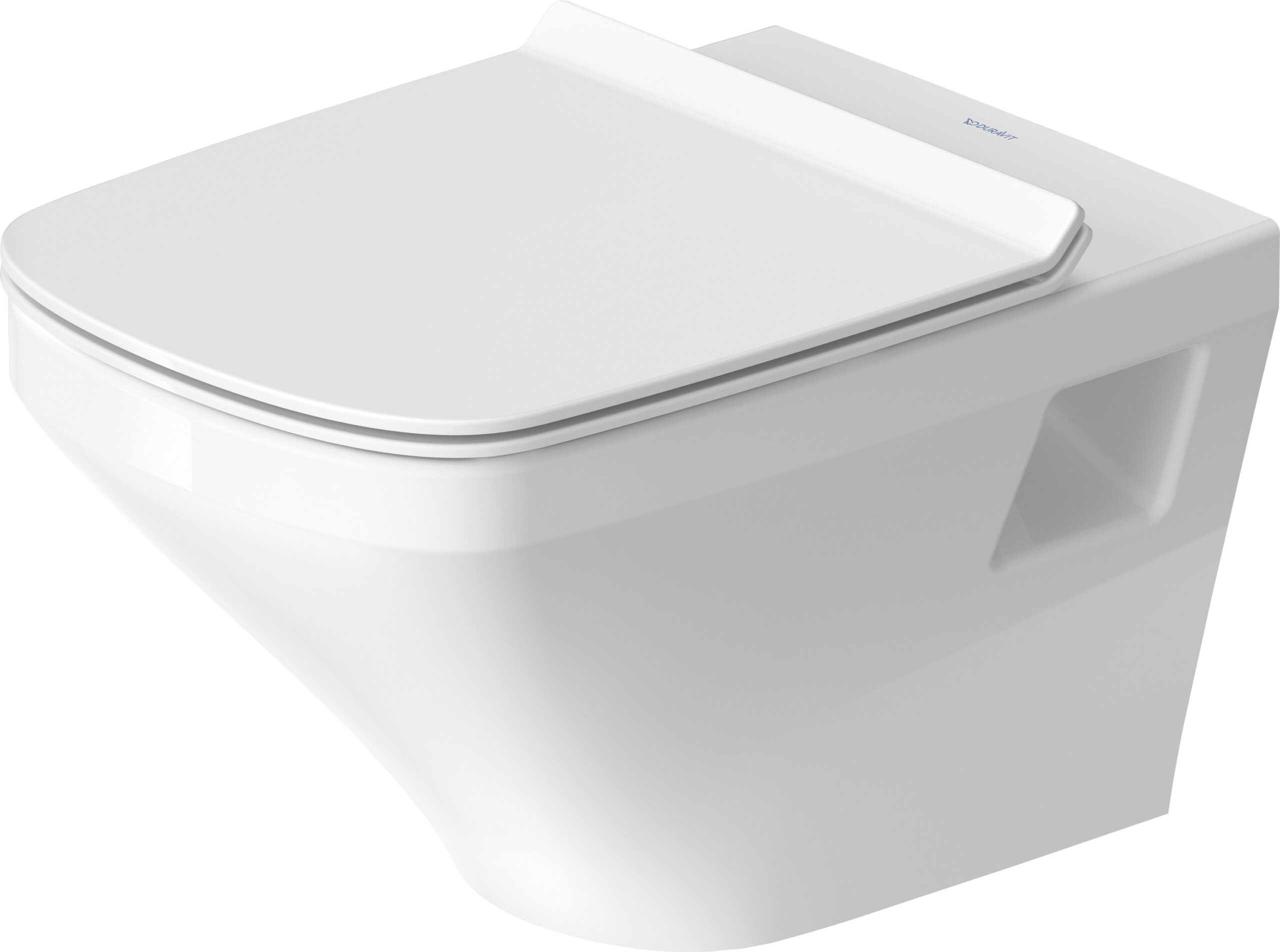 Toilet wall mounted 540 mm, DuraStyle, colour White, washdown model, rimless, WonderGliss