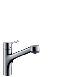 Single lever kitchen mixer 170, pull-out spray, 2jet, sBox