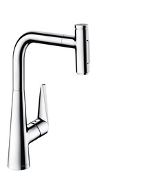 Single lever kitchen mixer 300, pull-out spray, 2jet, sBox