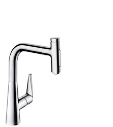Single lever kitchen mixer 220, pull-out spray, 2jet, sBox