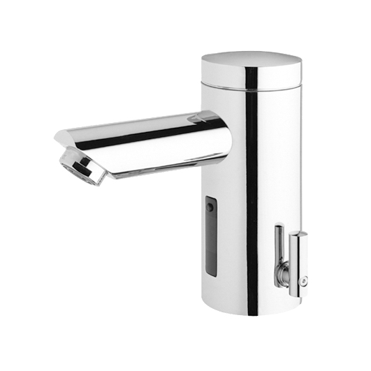 KWCIQUA-LINO basin fixed spout A110, without pop-up, prepared for mains operation, with temp. mixing L10