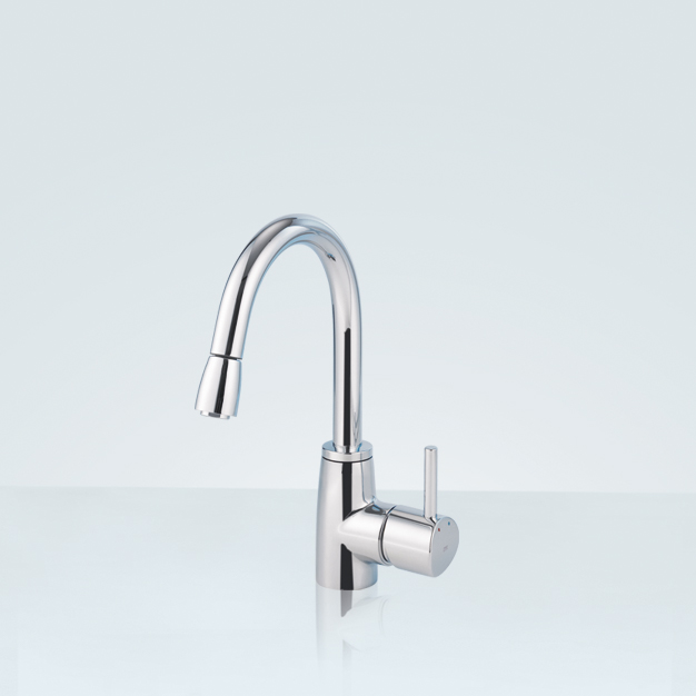 KWCSYSTEMA kitchen   A200, steel, pull-out spout