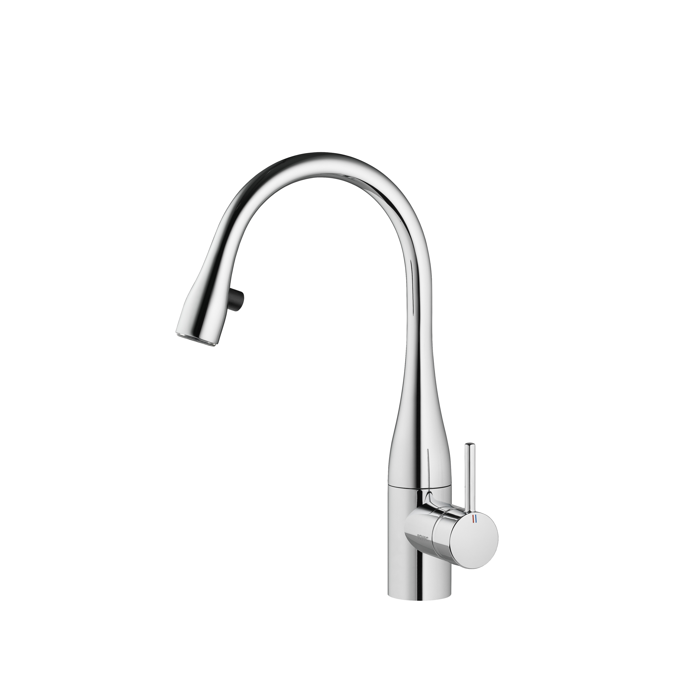 KWCEVE kitchen with-outlight A190, pull-out aerator, side lever