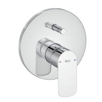 CALA built-in bath-shower mixer (available finishings: chrome, matt black and matt white)