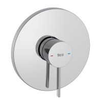 Built-in shower mixer (1 Way) (available finishing’s: chrome, matt black, titanium black and shiny rose gold)