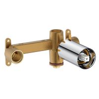 ONA Basin mixer built-in body (available finishings: chrome, matt black, titanium black and brushed titanium black)