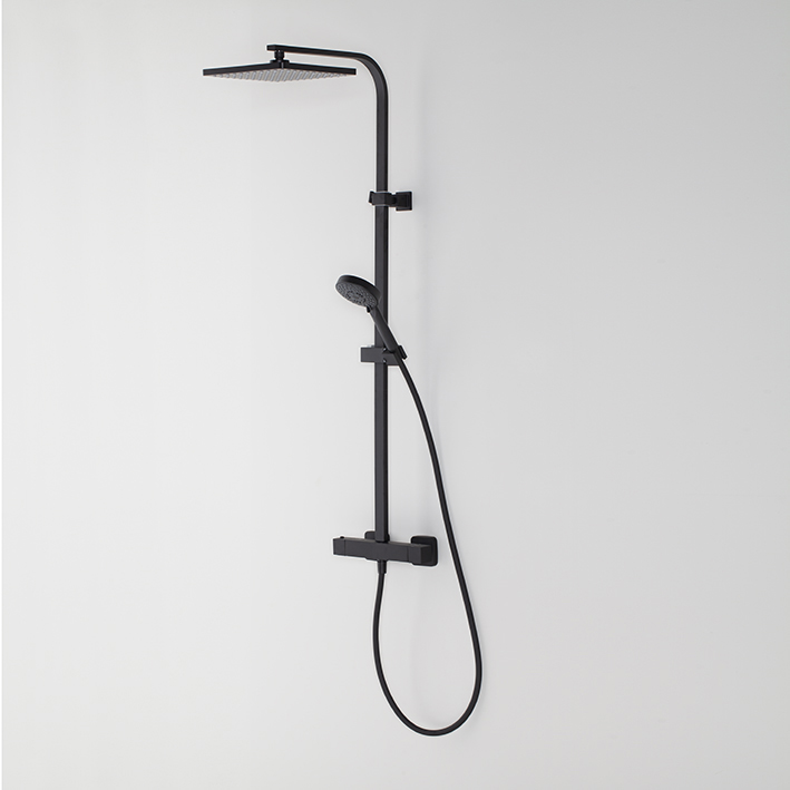 TEC SQUARE SHOWER COLUMN THERM. BLACK