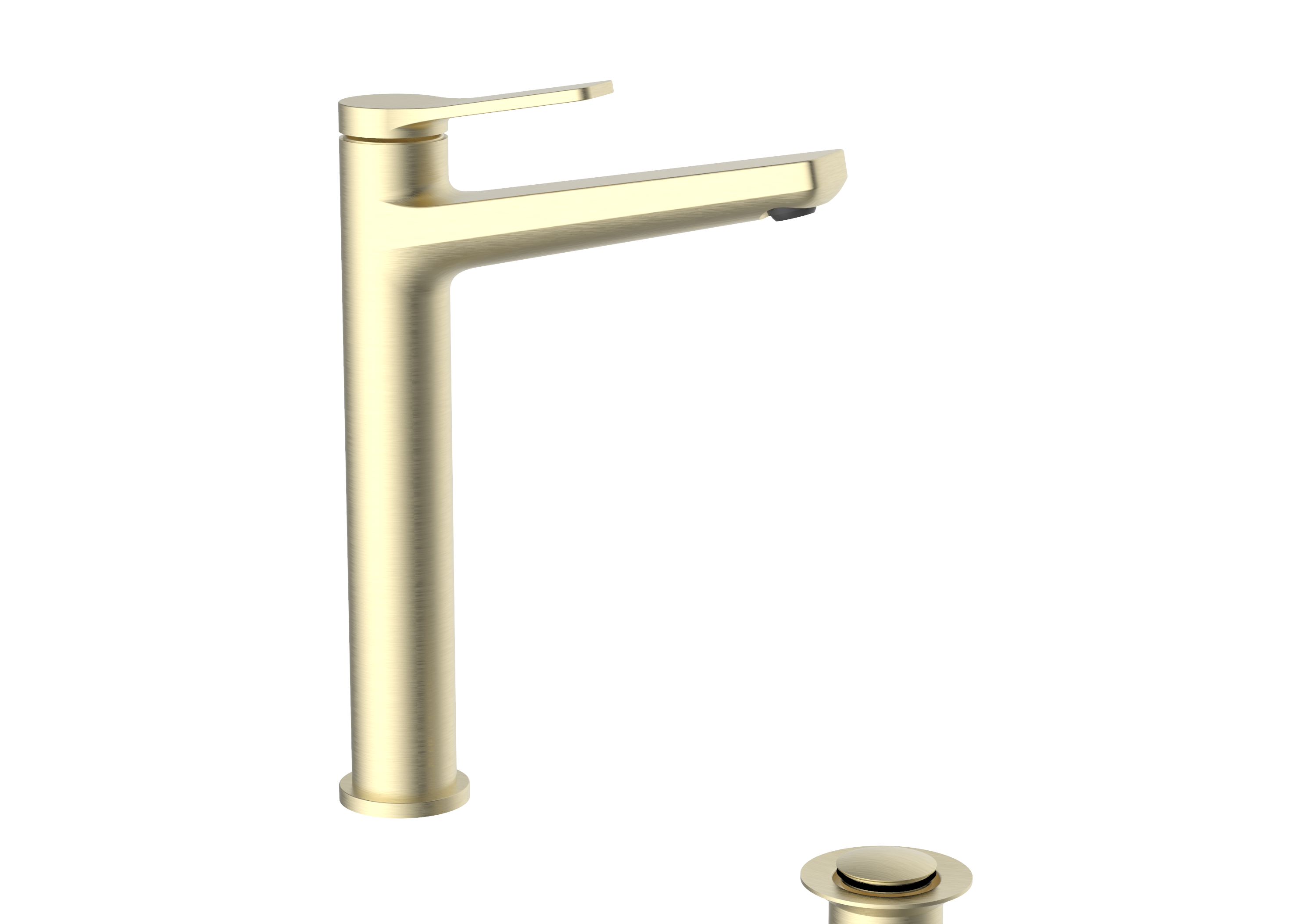 Avante Tall Basin Mono – Brushed Brass