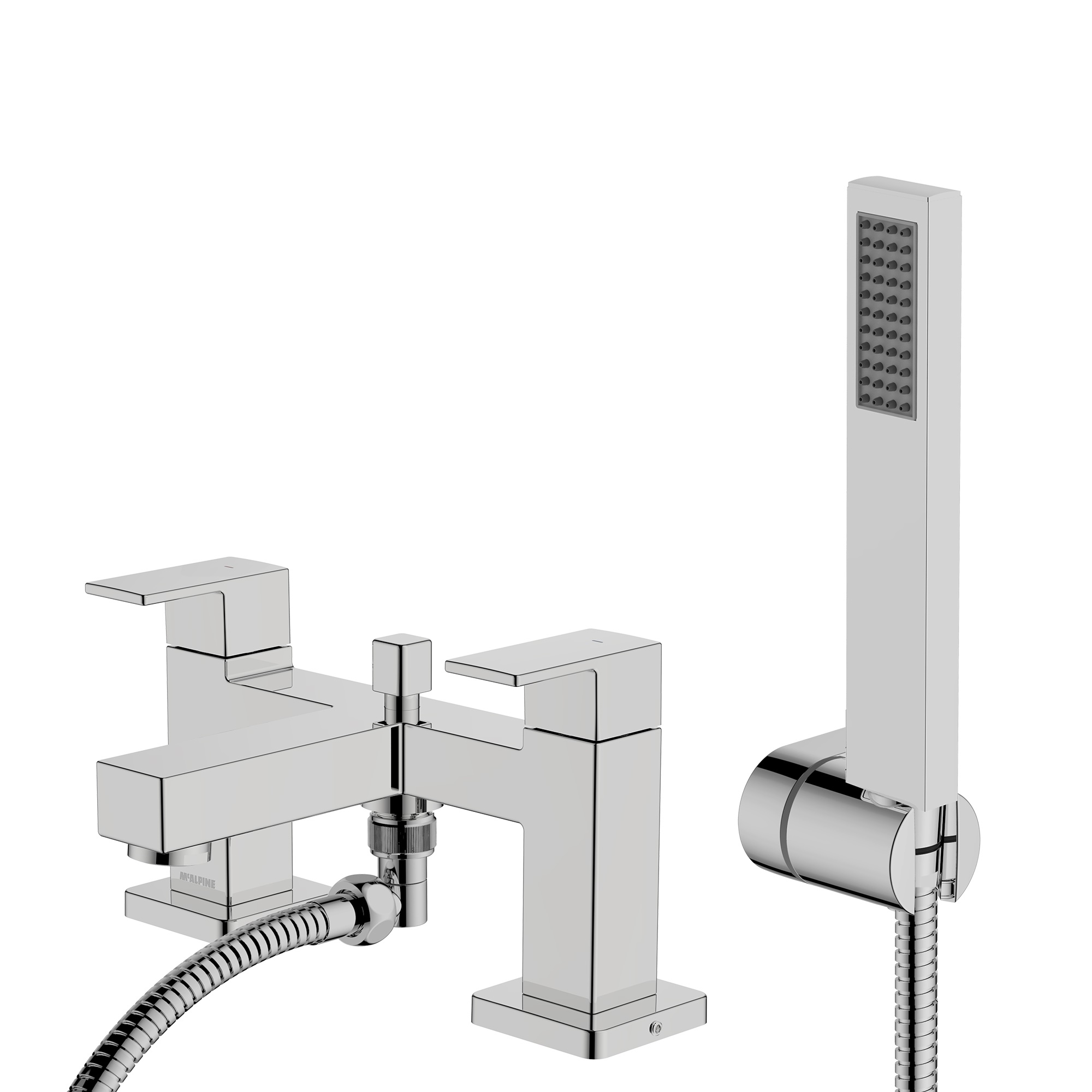 Fyne Bath Shower Mixer finished in Chrome