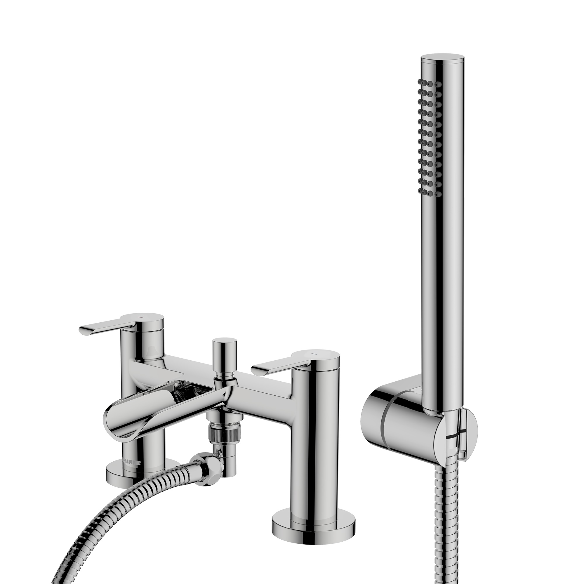 Solway Waterfall Bath Shower Mixer finished in Chrome