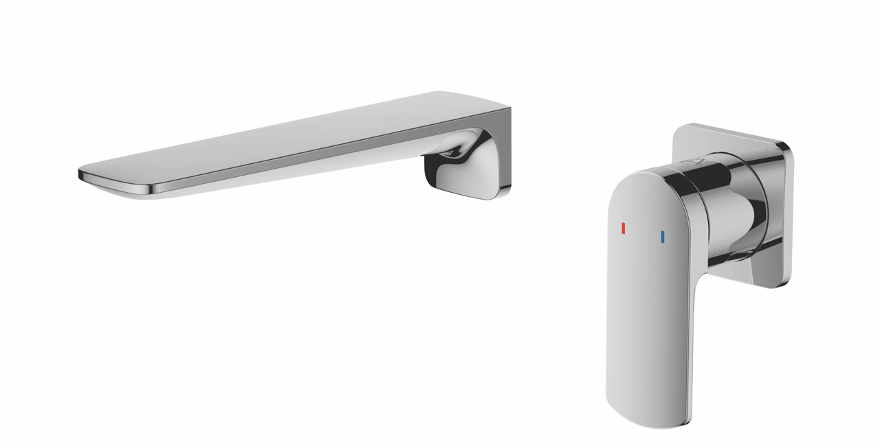 Fuse Wall Mounted Basin Mixer