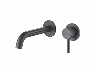 Kyloe Wall Mounted Basin Mixer – Black