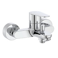 Wall-mounted single lever Bath-Shower Mixer without accessories