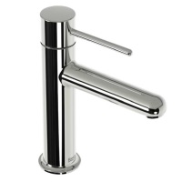 Deck-mounted single lever basin mixer (available finishings: chrome, shiny black, cobalt blue, honey yellow, mint green and glossy white)