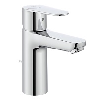 Deck-mounted single lever M basin mixer